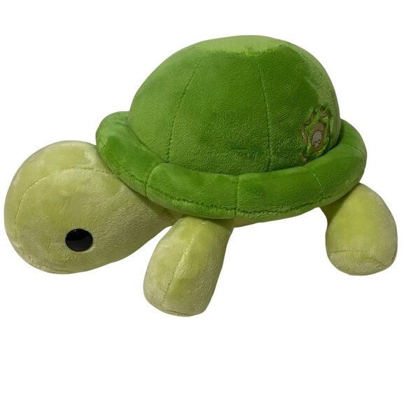 Bellzi Green Turtle Plush 10" Stuffed Animal Reptile Kids Childrens Soft Toy - Picture 3 of 7
